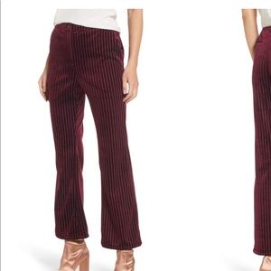 Leith cropped pinstripe pants